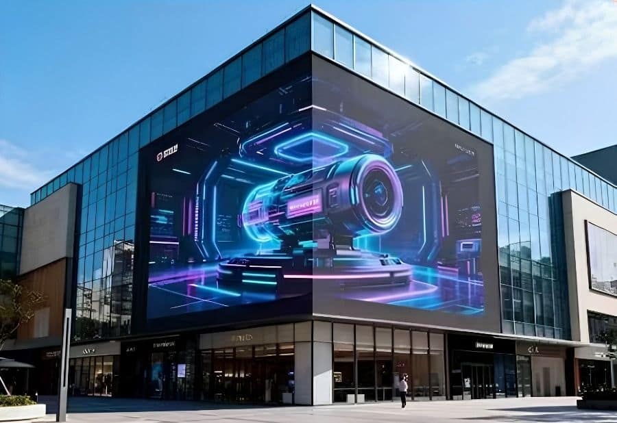 CC Audio — outdoor LED screen installation